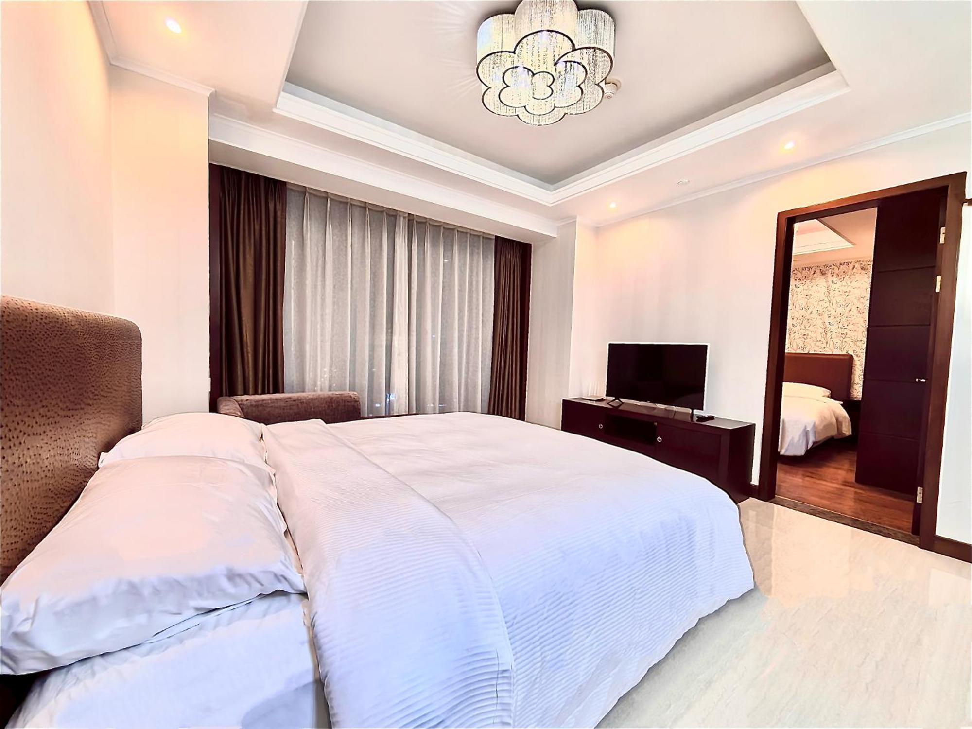 Qingdao Elegant Central Apartment מראה חיצוני תמונה