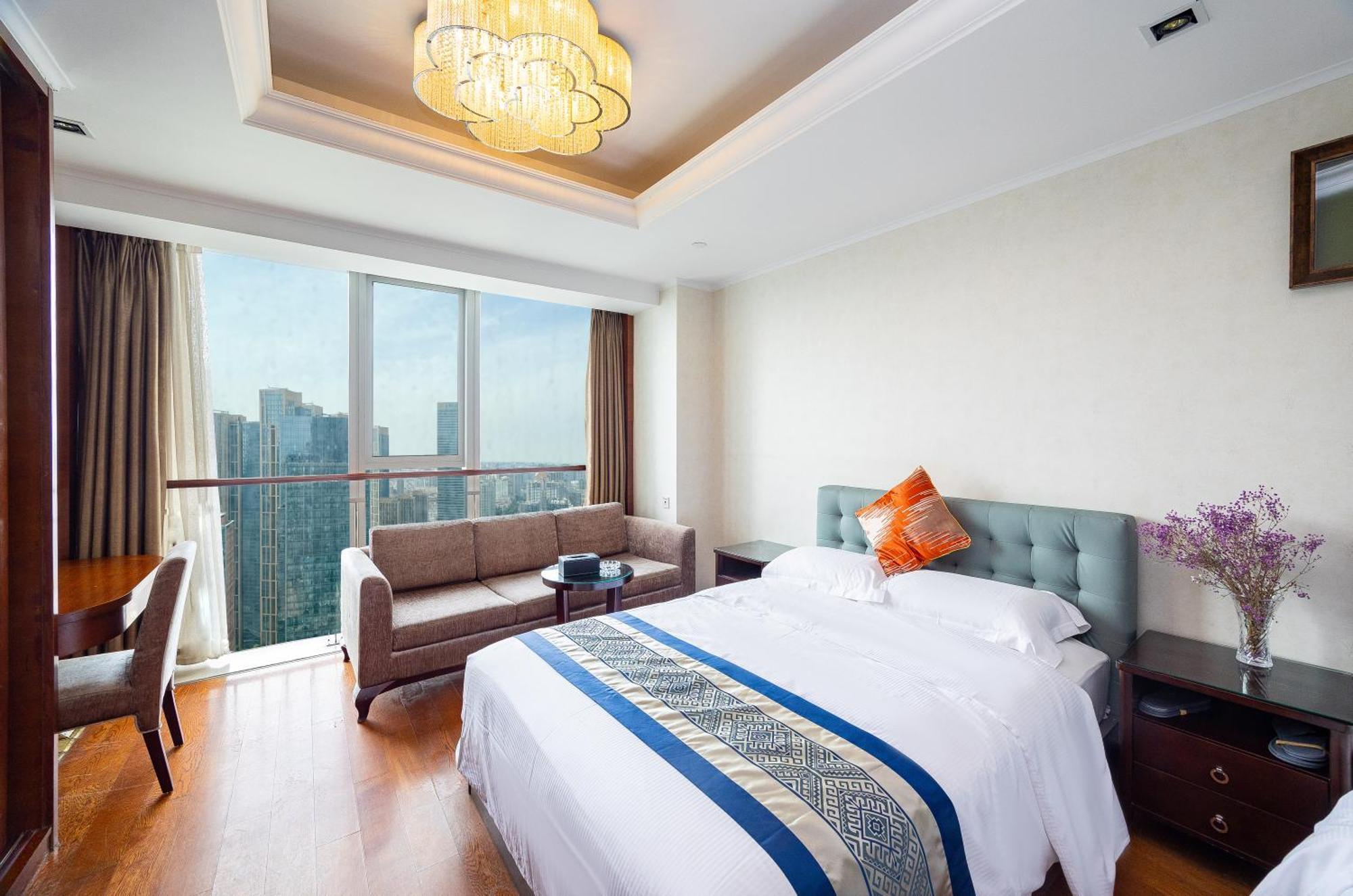 Qingdao Elegant Central Apartment מראה חיצוני תמונה