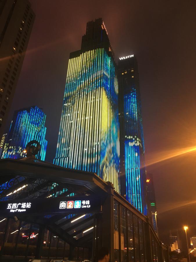 Qingdao Elegant Central Apartment מראה חיצוני תמונה
